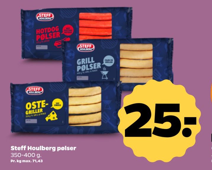 Steff Houlberg pølser – Netto