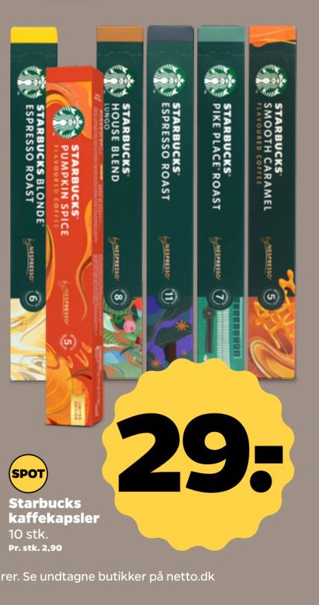 Starbucks kaffekapsler – Netto