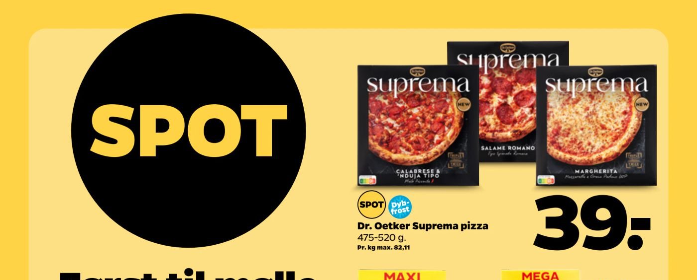 Dr. Oetker Suprema pizza – Netto