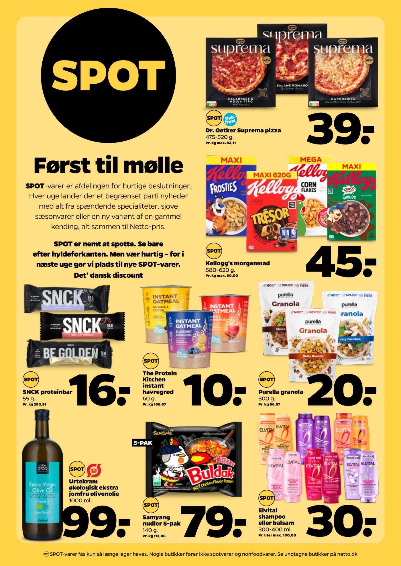 The Protein Kitchen instant havregrød – Netto
