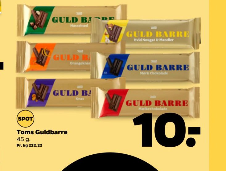 Toms Guldbarre – Netto