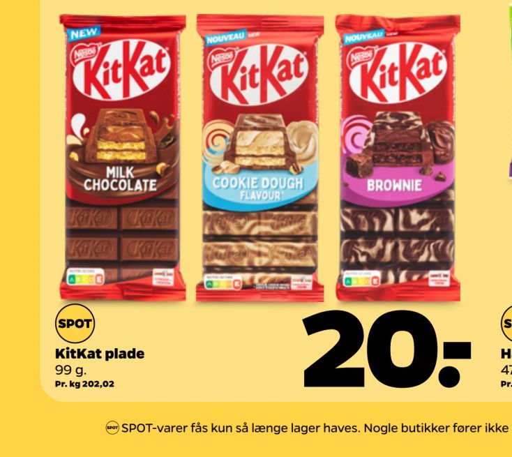KitKat plade – Netto