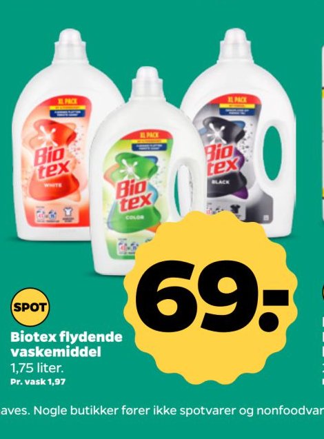 Biotex flydende vaskemiddel – Netto
