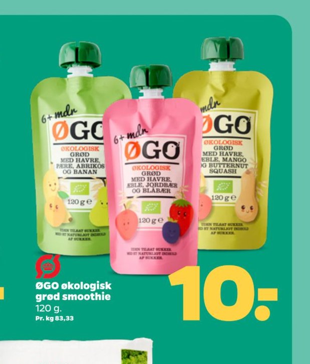 ØGO økologisk grød smoothie – Netto
