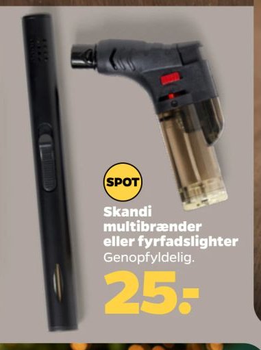 Skandi multibrænder eller fyrfadslighter – Netto