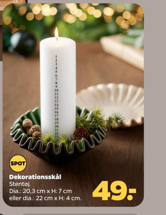Dekorationsskål – Netto