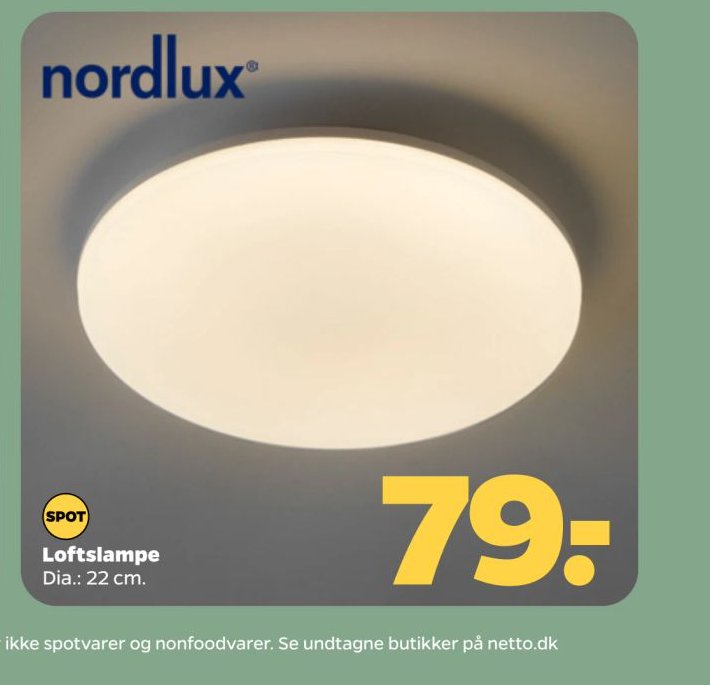 Loftslampe – Netto
