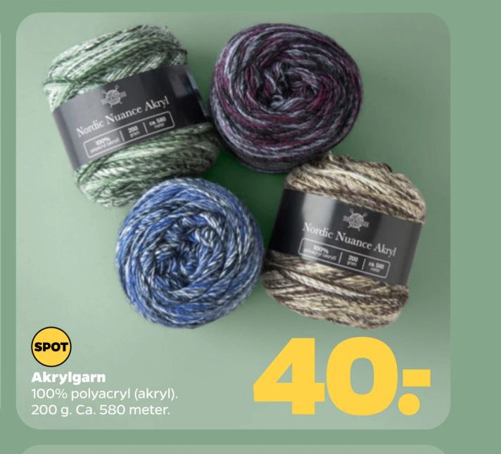Akrylgarn – Netto