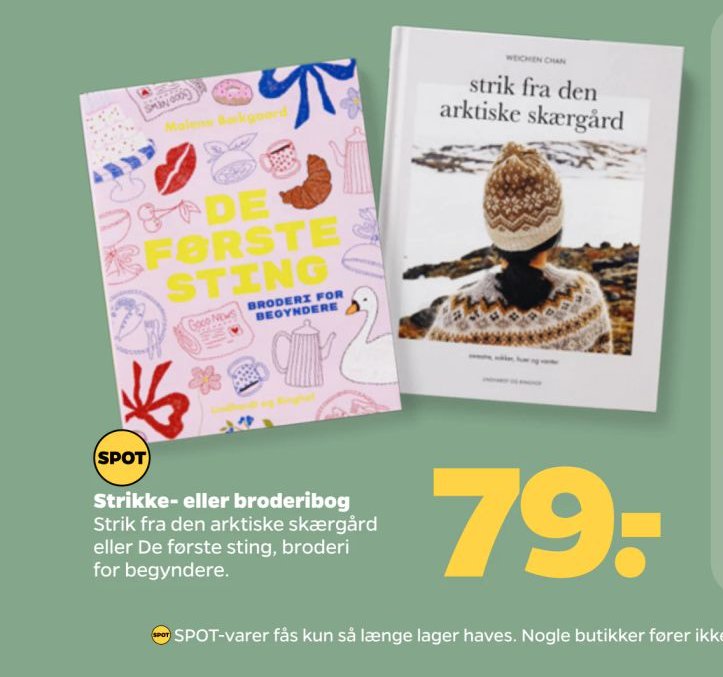 Strikke- eller broderibog – Netto