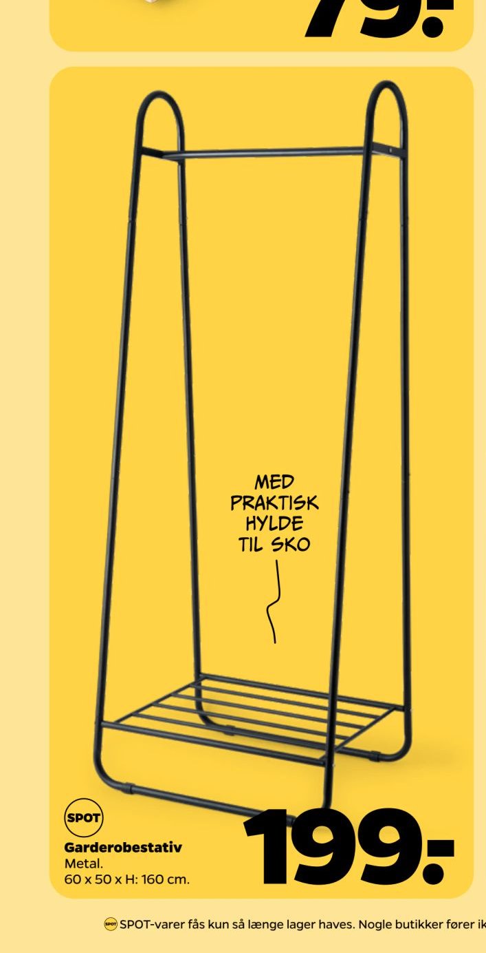 Garderobestativ – Netto