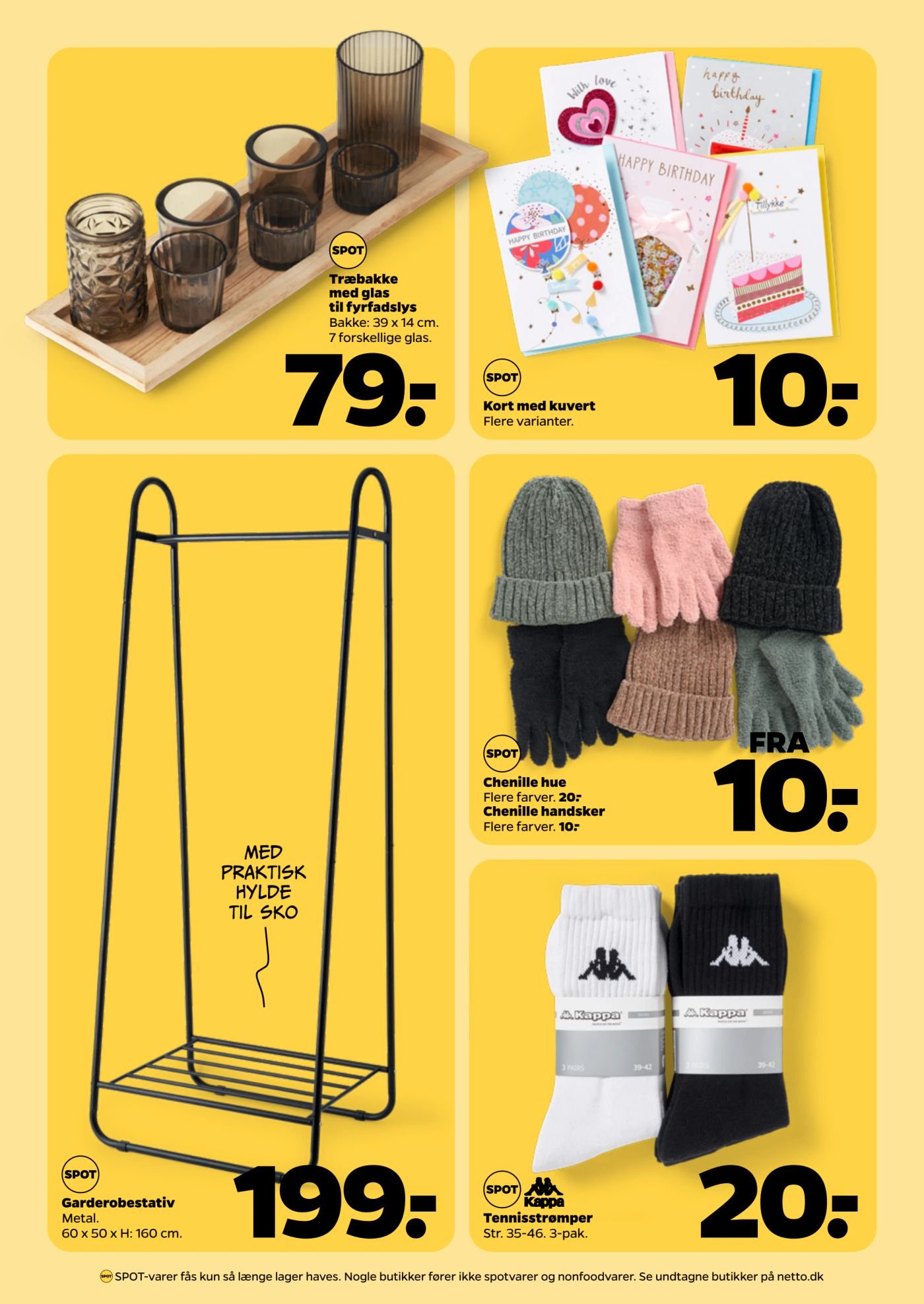 Chenille handsker – Netto