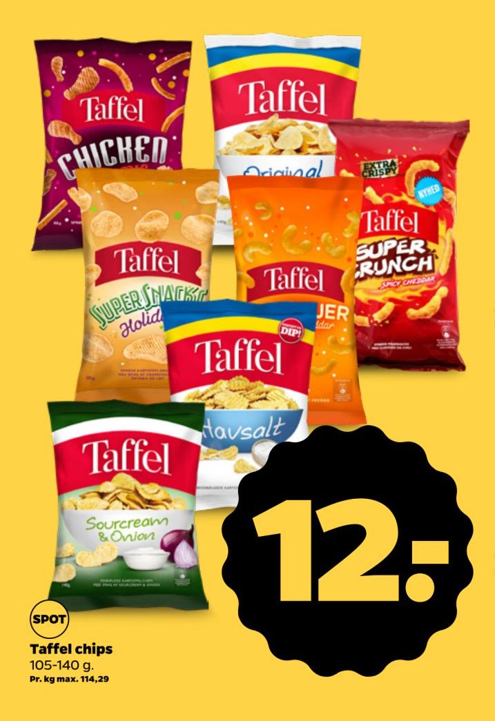 Taffel chips – Netto