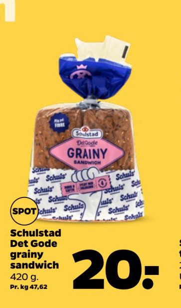Schulstad Det Gode grainy sandwich – Netto