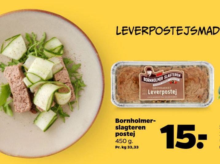 Bornholmerslagteren postej – Netto