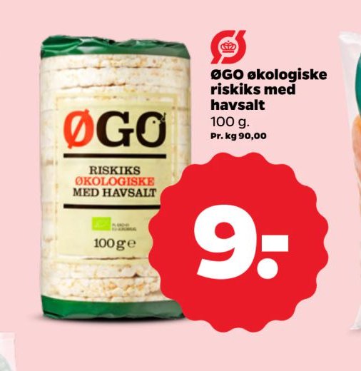 ØGO økologiske riskiks med havsalt – Netto