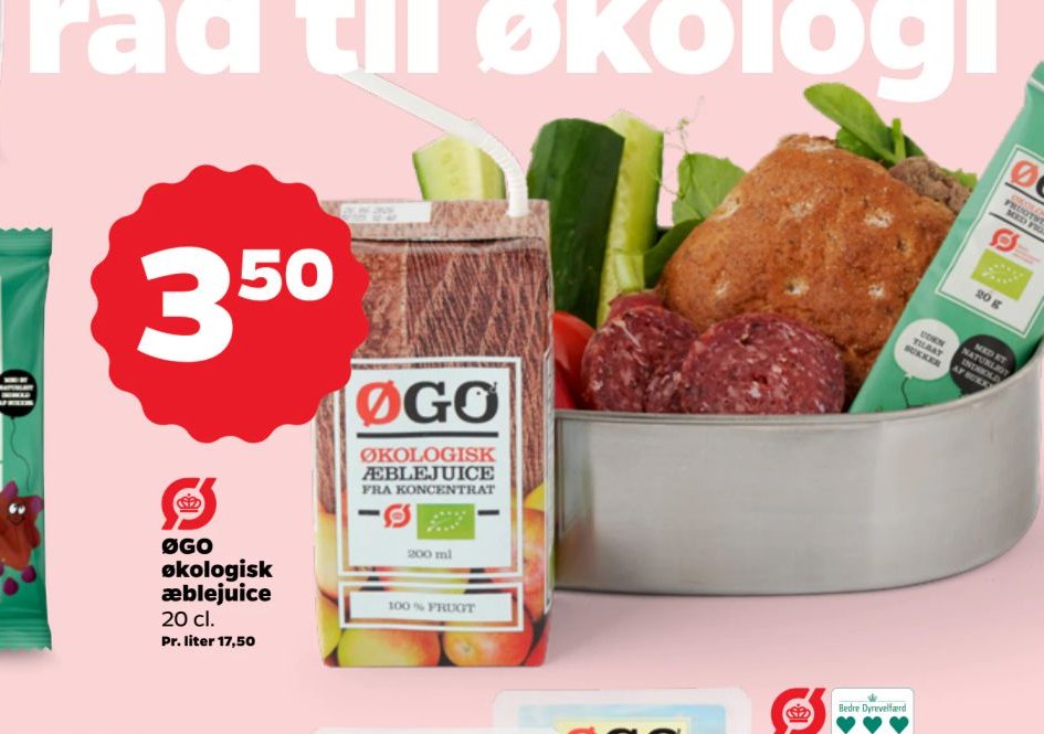 ØGO økologisk æblejuice – Netto