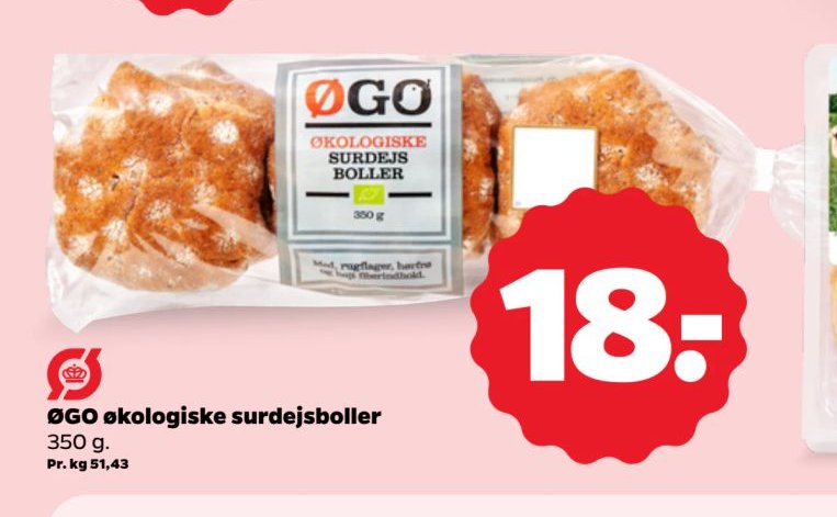 ØGO økologiske surdejsboller – Netto