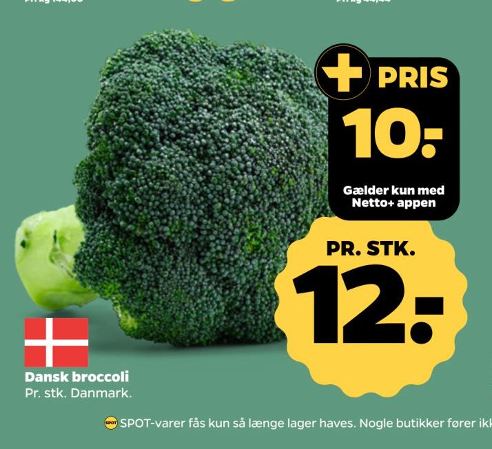 Dansk broccoli – Netto