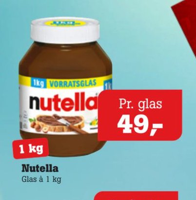 Nutella Glas à 1 kg – Pøtzsch