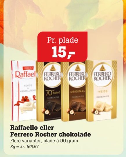 Raffaello eller Ferrero Rocher chokolade – Pøtzsch