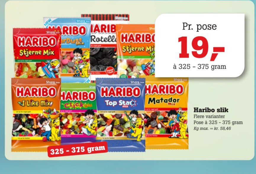 Haribo slik – Pøtzsch