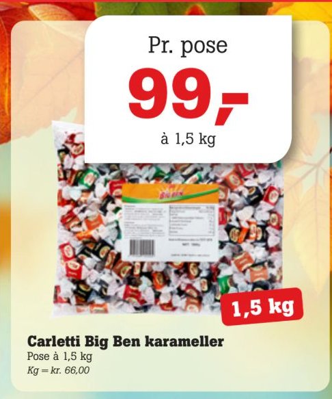 Carletti Big Ben karameller – Pøtzsch