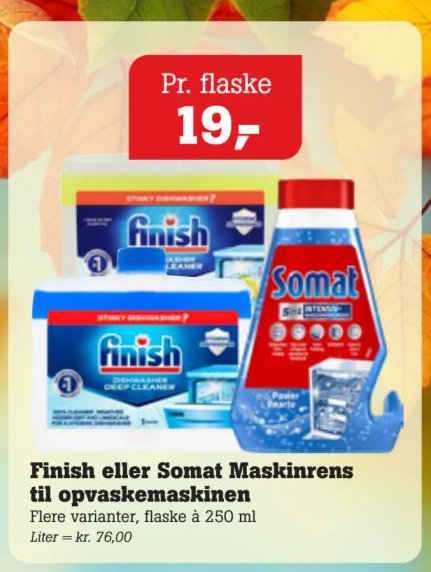 Finish eller Somat Maskinrens til opvaskemaskinen – Pøtzsch
