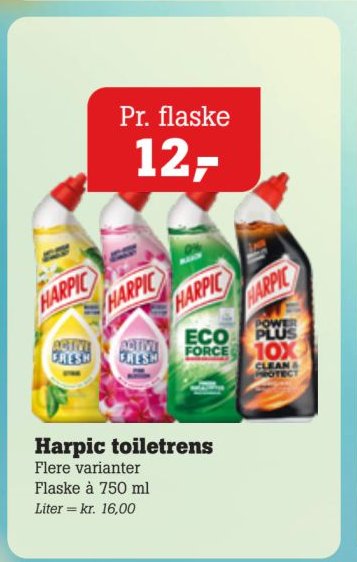 Harpic toiletrens – Pøtzsch