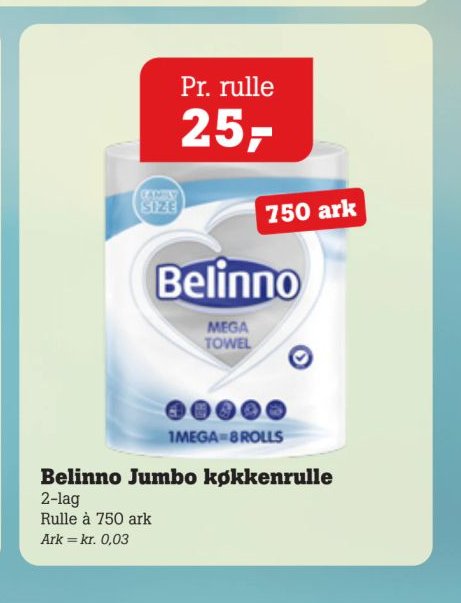 Belinno Jumbo køkkenrulle – Pøtzsch