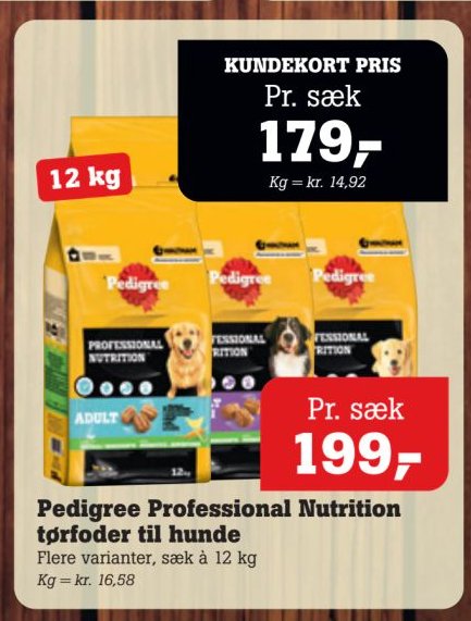 Pedigree Professional Nutrition tørfoder til hunde – Pøtzsch