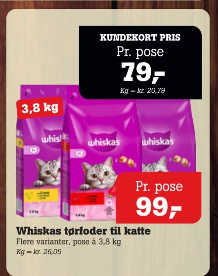 Whiskas tørfoder til katte – Pøtzsch