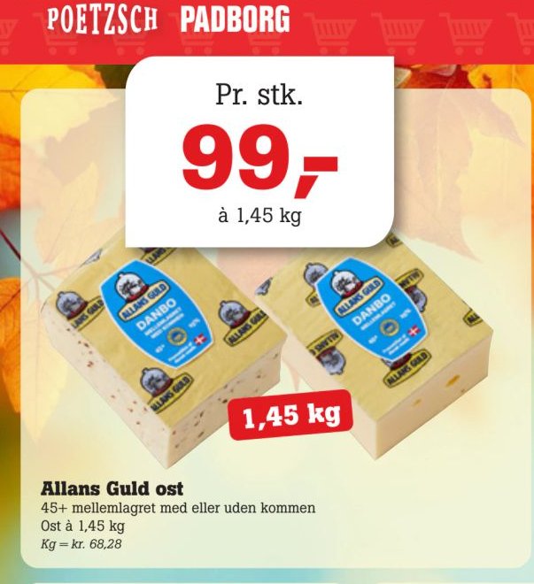 Allans Guld ost – Pøtzsch