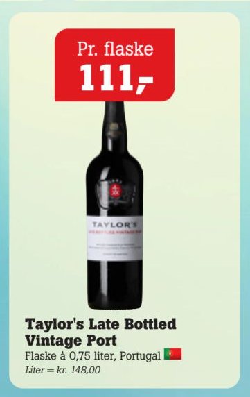 Taylor's Late Bottled Vintage Port – Pøtzsch
