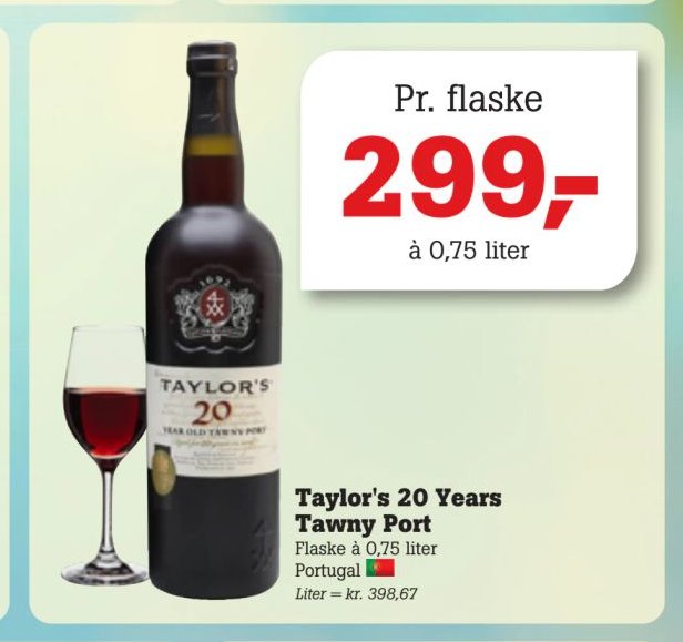 Taylor's 20 Years Tawny Port – Pøtzsch