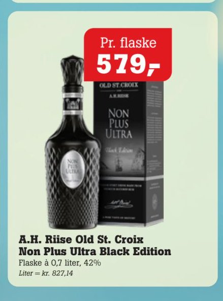 A.H. Riise Old St. Croix Non Plus Ultra Black Edition – Pøtzsch