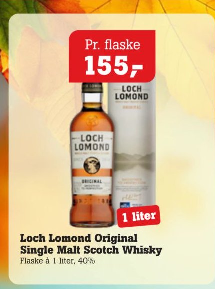 Loch Lomond Original Single Malt Scotch Whisky – Pøtzsch