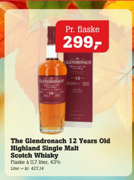 The Glendronach 12 Years Old Highland Single Malt Scotch Whisky – Pøtzsch