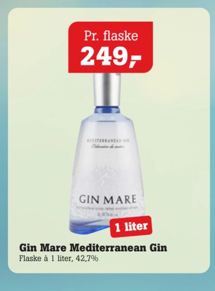 Gin Mare Mediterranean Gin – Pøtzsch