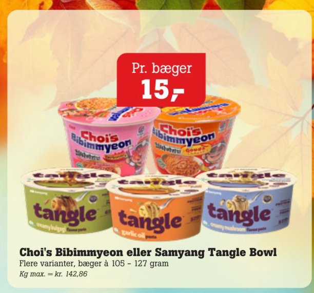 Choi's Bibimmyeon eller Samyang Tangle Bowl – Pøtzsch