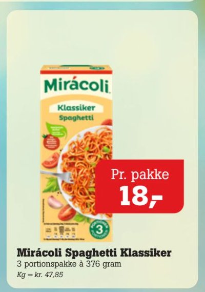 Mirácoli Spaghetti Klassiker – Pøtzsch