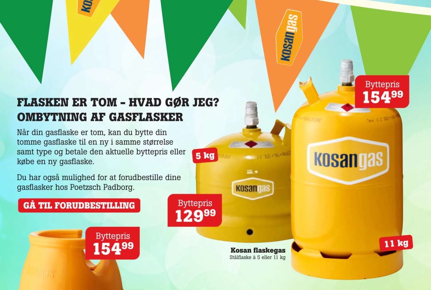 Kosan flaskegas – Pøtzsch