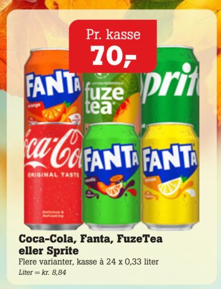 Coca-Cola, Fanta, FuzeTea eller Sprite – Pøtzsch