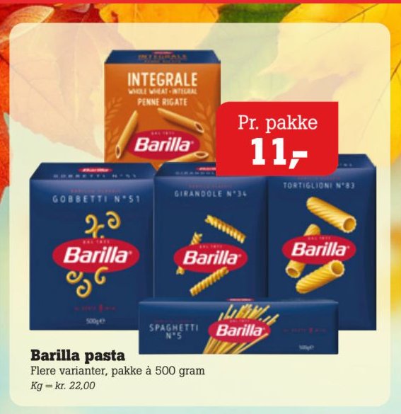 Barilla pasta – Pøtzsch