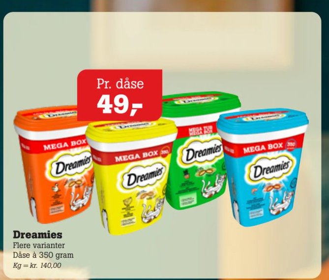 Dreamies Flere varianter Dåse à 350 gram – Pøtzsch