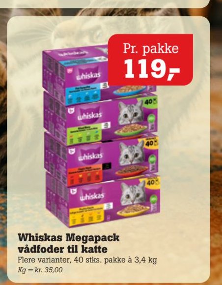 Whiskas Megapack vådfoder til katte – Pøtzsch