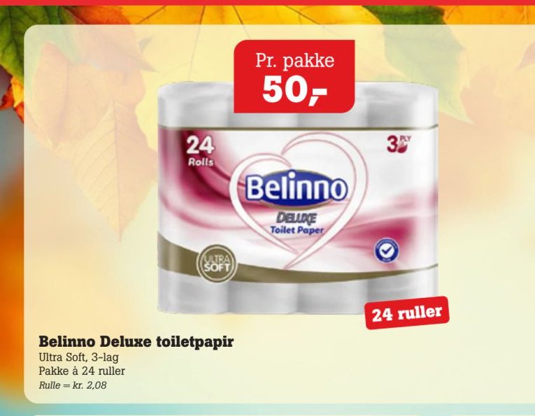 Belinno Deluxe toiletpapir – Pøtzsch