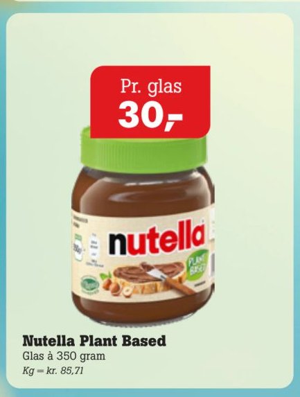 Nutella Plant Based Glas à 350 gram – Pøtzsch