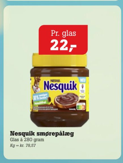 Nesquik smørepålæg – Pøtzsch
