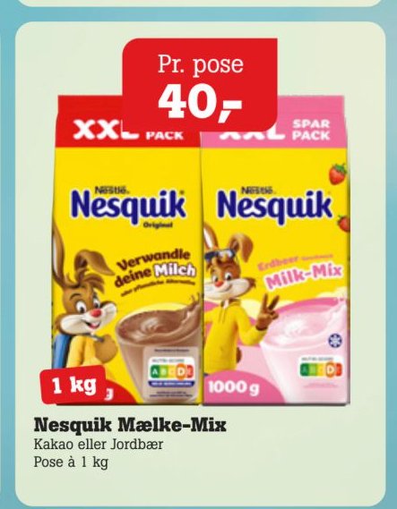 Nesquik Mælke-Mix – Pøtzsch