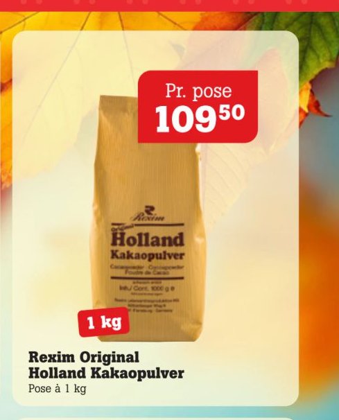 Rexim Original Holland Kakaopulver – Pøtzsch